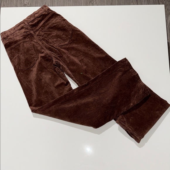 H&M Divided Corduroy Pants Womens 4 Brown Cotton High-Rise Straight Leg - Picture 9 of 9